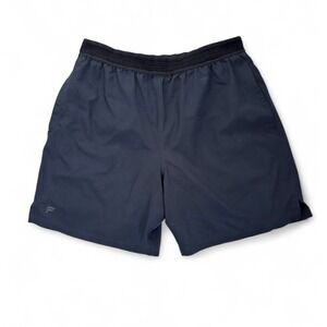 Fabletics Men's Fundamental Shorts - Navy Blue - Size M 6" Inseam